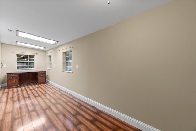 interior space featuring hardwood / wood-style floors