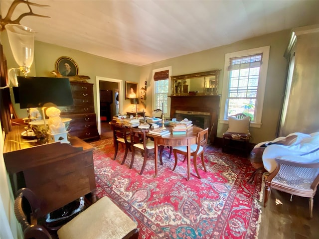 view of dining space