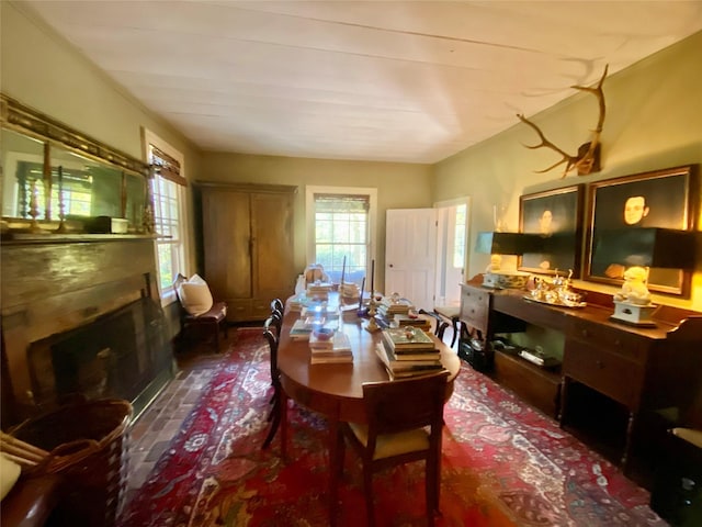 view of dining room