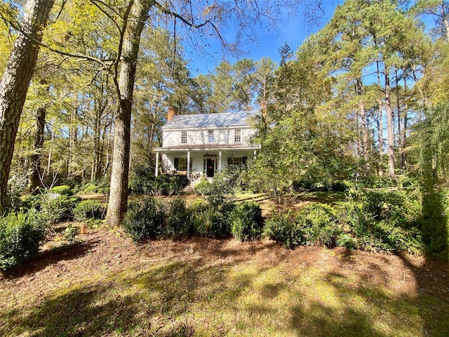 view of front of property