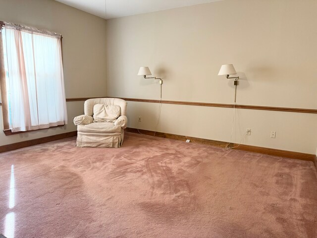 unfurnished room featuring carpet flooring