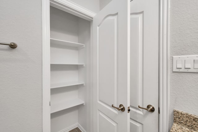 view of closet