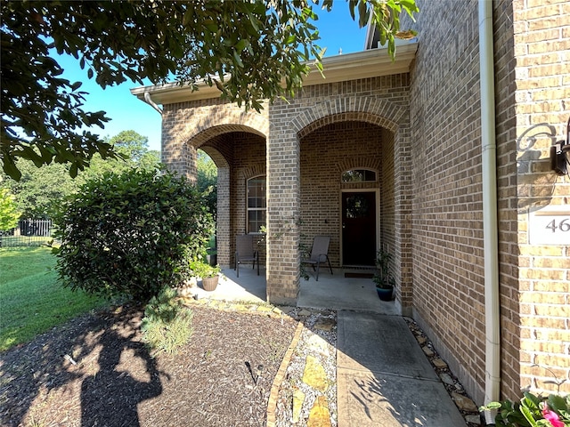 view of entrance to property