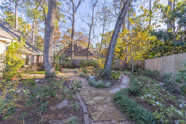 view of yard with a patio