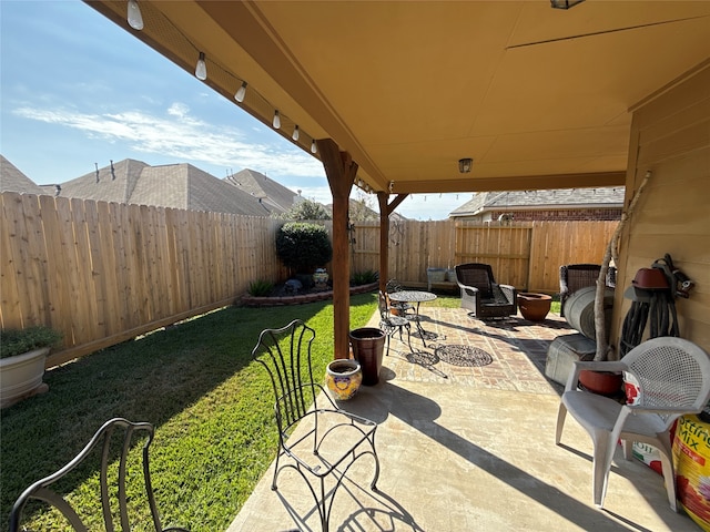 view of patio