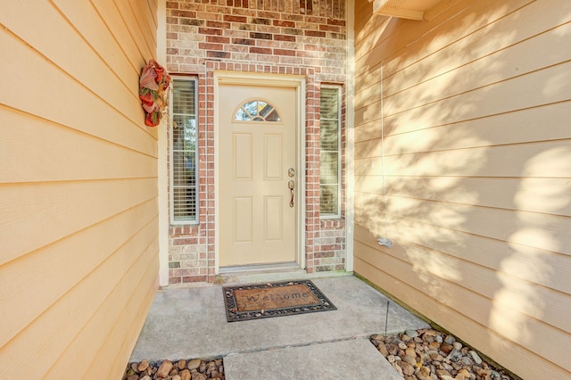 view of property entrance