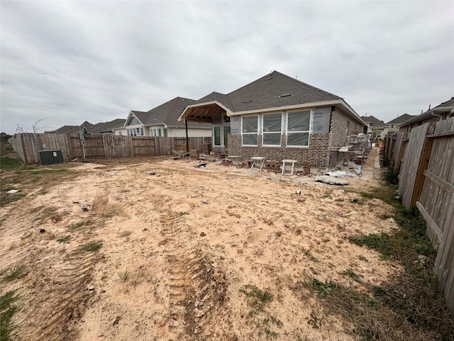 view of rear view of property