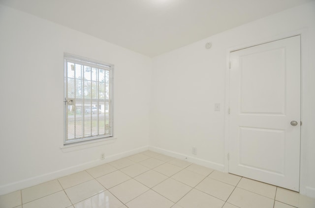 view of tiled empty room