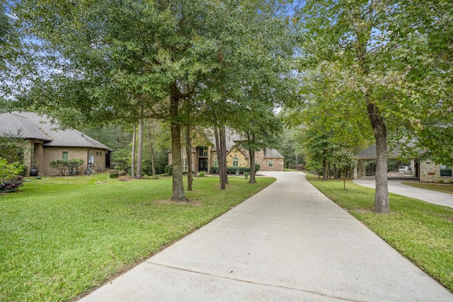 exterior space featuring a lawn