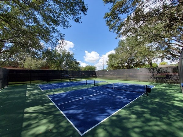 view of tennis court