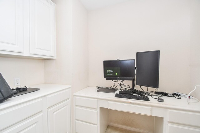 2446 Plantation Bend Dr, Sugar Land, TX 77478 - office area featuring built in desk