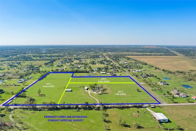 3110 Jack Beaver Rd, Santa Fe, TX 77517 - aerial view with a rural view