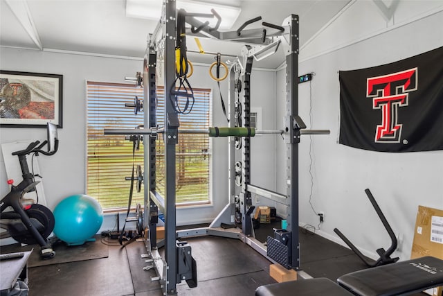 view of exercise room