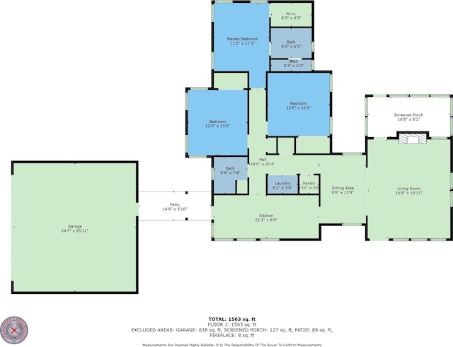 3110 Jack Beaver Rd, Santa Fe, TX 77517 - floor plan