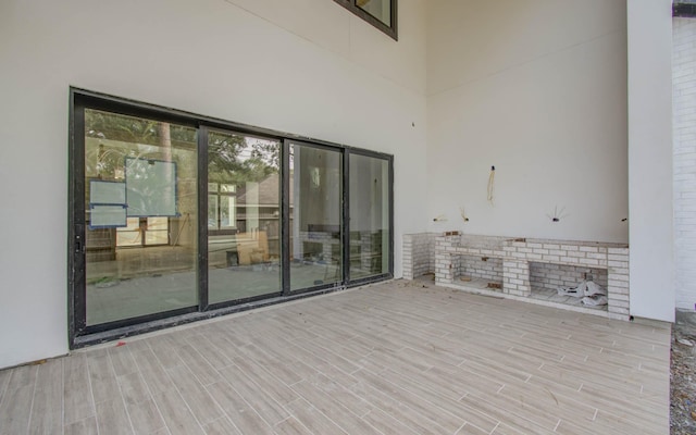 view of patio / terrace with a wooden deck