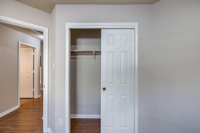 view of closet