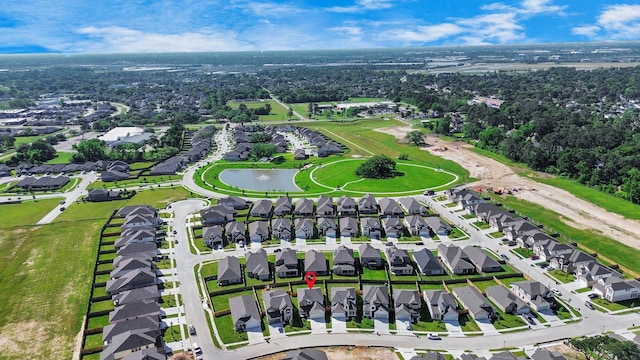 bird's eye view featuring a residential view