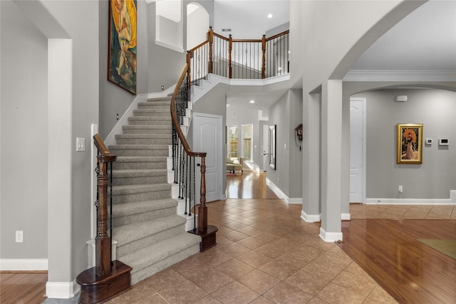 entryway featuring light hardwood / wood-style flooring