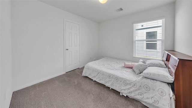 bedroom featuring carpet floors