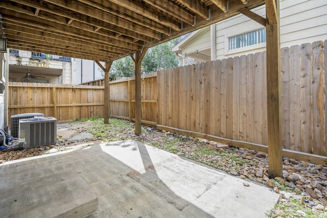 view of patio / terrace with cooling unit