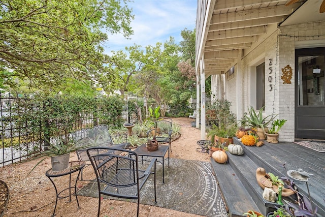 view of patio