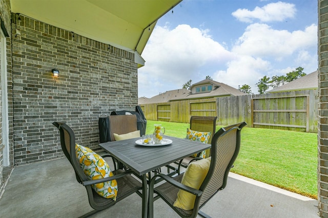 view of patio