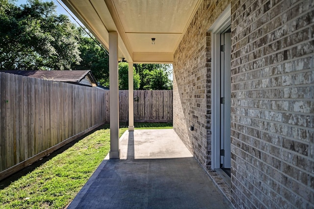 view of patio