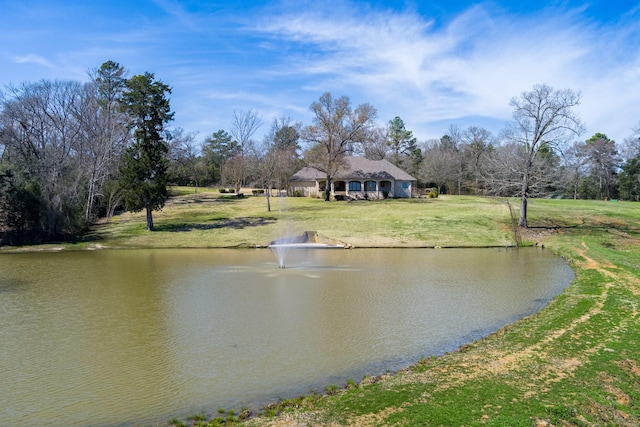 property view of water