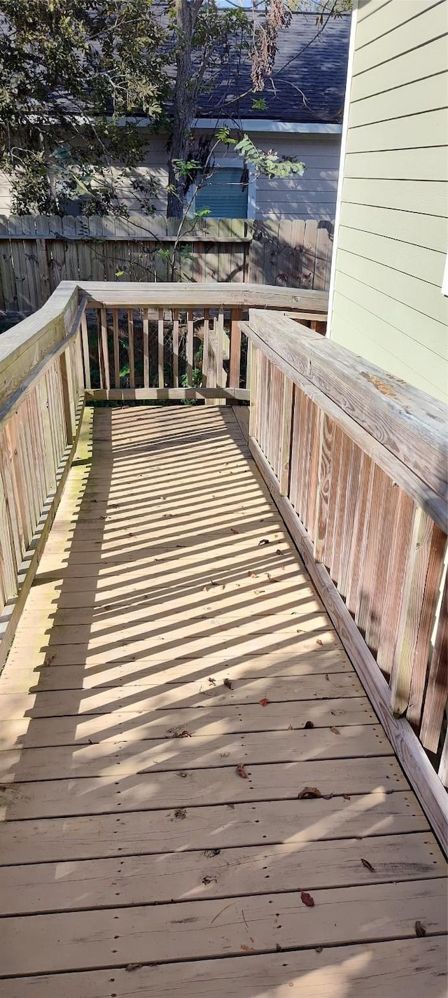 view of deck