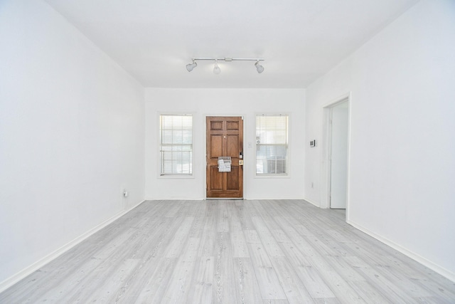 entryway featuring light wood-type flooring