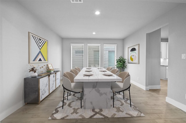 23411 Persimmon Creek Ln, Katy, TX 77493 - dining space featuring light hardwood / wood-style floors