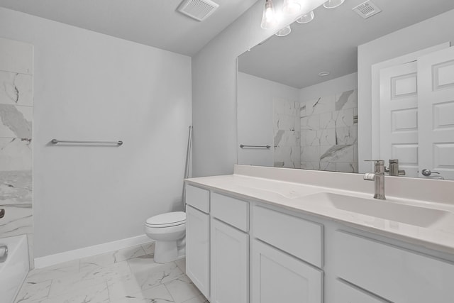 23411 Persimmon Creek Ln, Katy, TX 77493 - bathroom featuring vanity and toilet