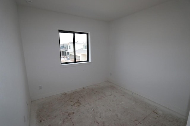 view of empty room