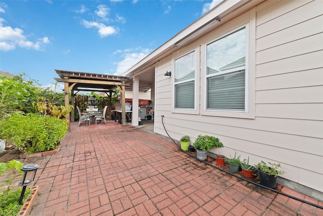 view of patio