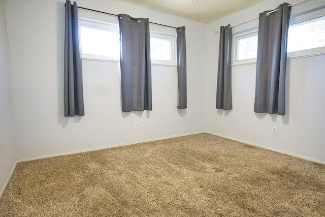 spare room featuring carpet floors