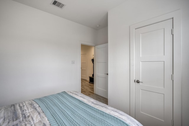 bedroom with a closet