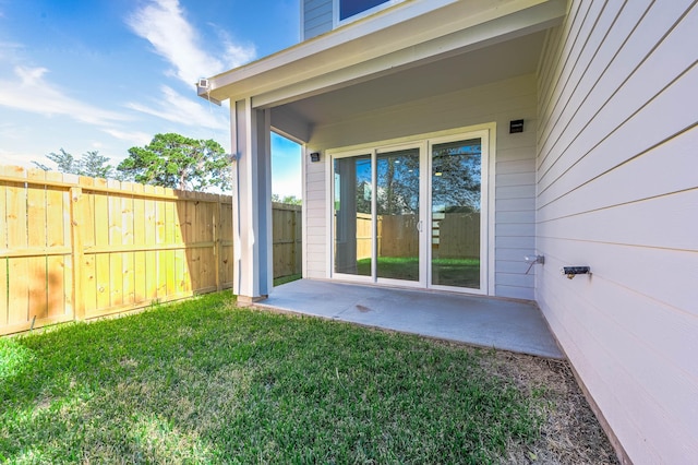 exterior space featuring a patio