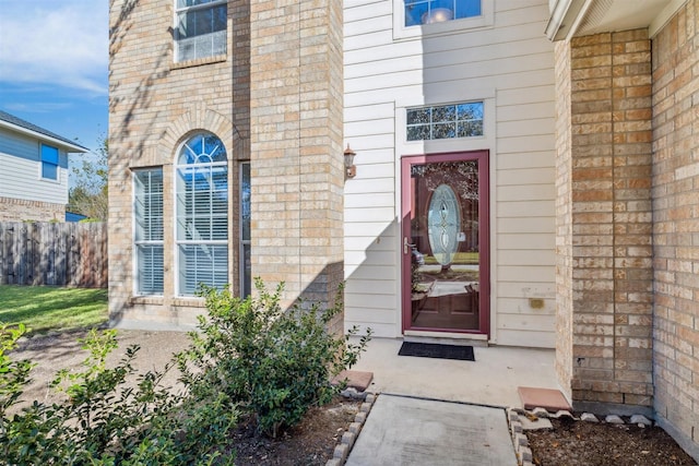 view of property entrance