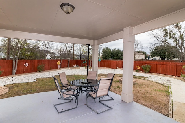 view of patio