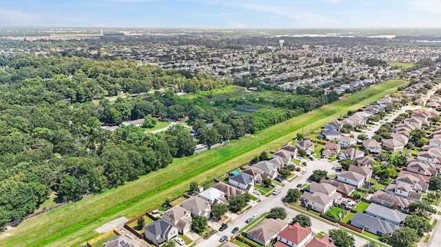 drone / aerial view featuring a residential view