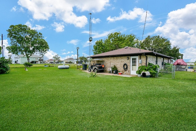 view of yard