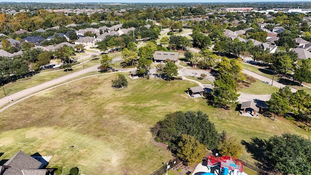 drone / aerial view featuring a residential view