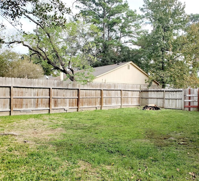 view of yard