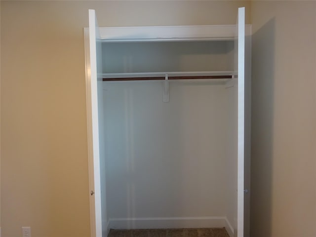 view of closet