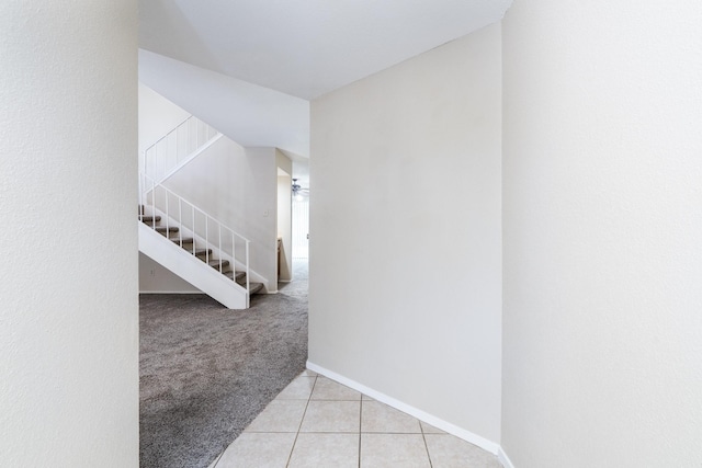 stairs with carpet