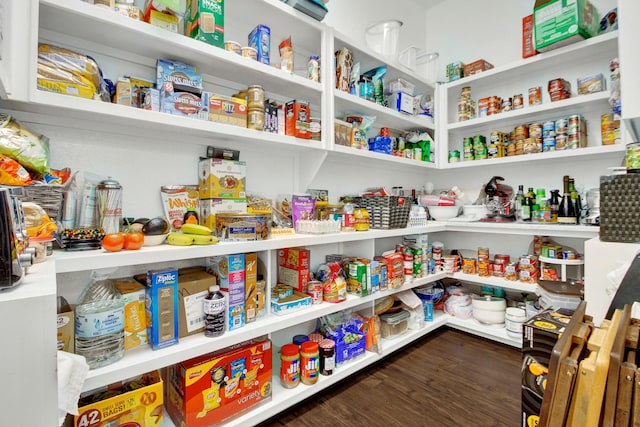 view of pantry