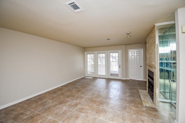 view of unfurnished living room