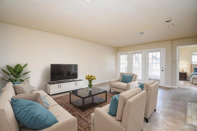 view of living room