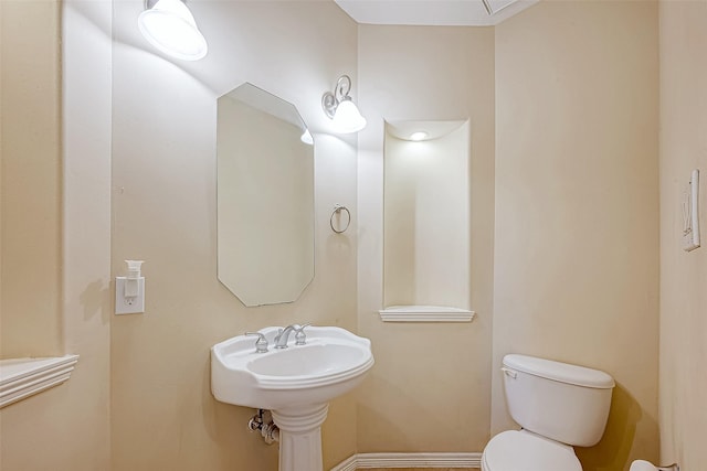 bathroom with toilet