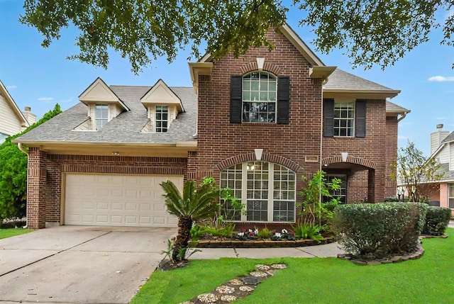 front facade featuring a garage